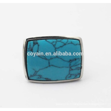 Factory Wholesale Fashion Turquoise Big Stone Ring